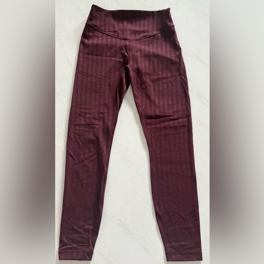 Lululemon Athletica Burgundy Leggings